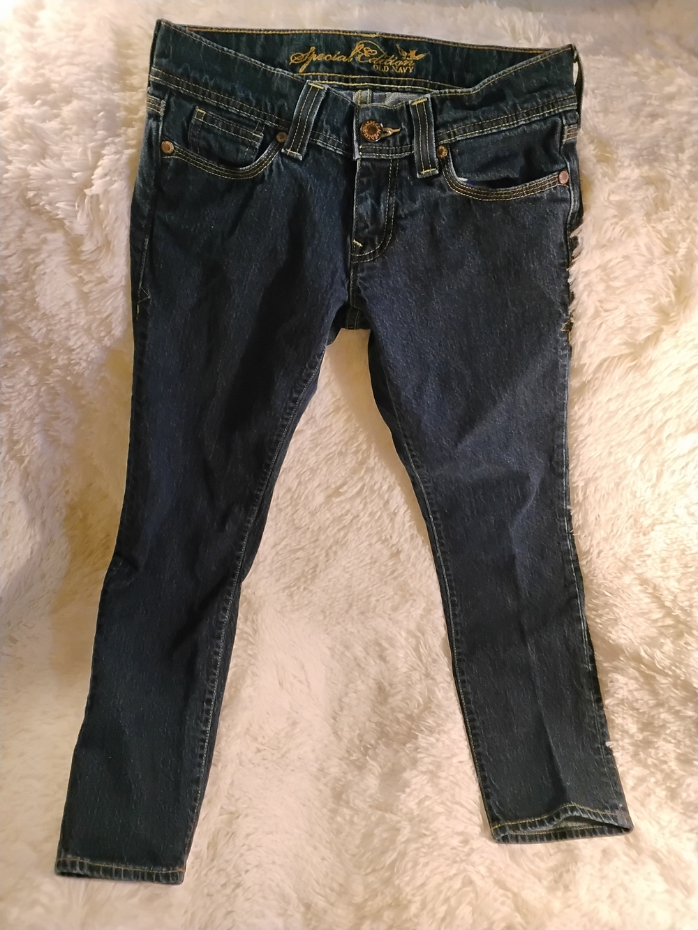 Old Navy Dark Blue Skinny Jeans for Women